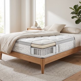 Materac sprężynowy jednoosobowy Student Basic 90x200 cm H3 z filcem