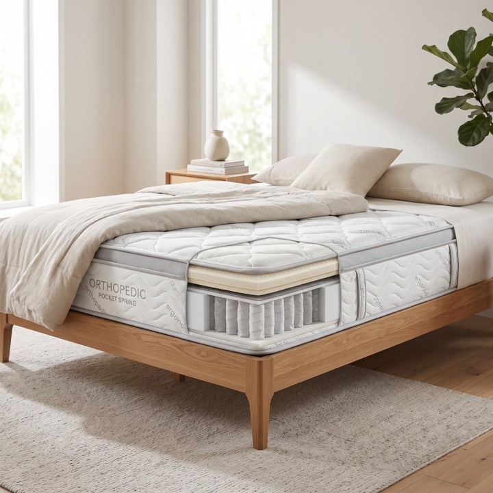 Materac młodzieżowy wysokoelastyczny Junior Active 80x160 cm H2/H3